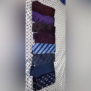 Eight Ties. Brands:CK, Bar III, TH, Club room, Alfani